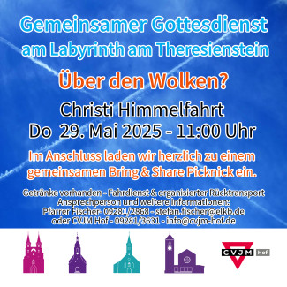 Himmelfahrt Gottesdienst am Labyrinth